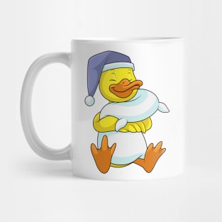 Duck at Sleeping with Nightcap Mug